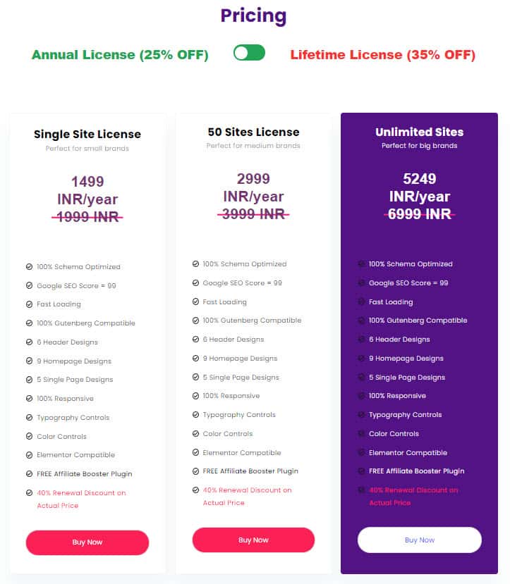 Affiliate Booster Pricing