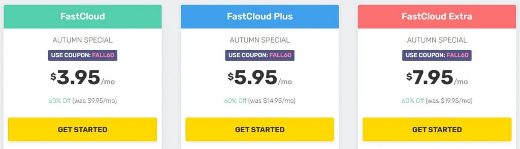 FastComet Hosting Plans