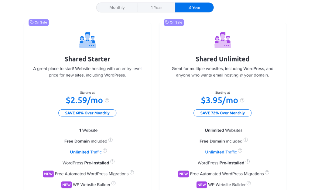 DreamHost Pricing