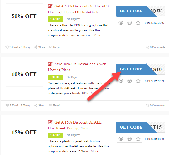 Host4Geek Coupon Code