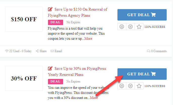 FlyingPress Coupons