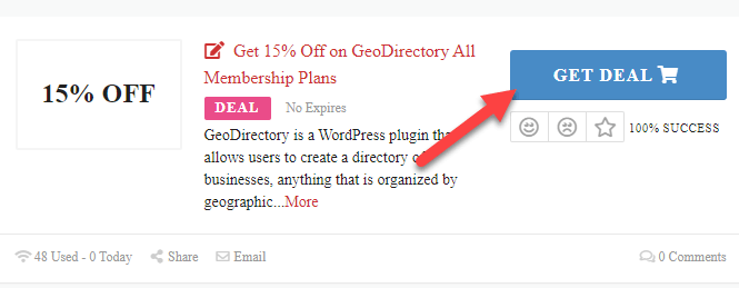 GeoDirectory Coupons