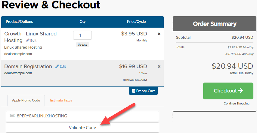 HostNamaste Discount