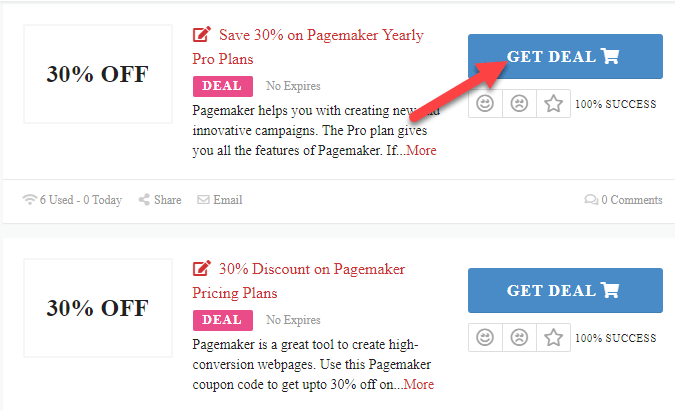 Pagemaker Coupons