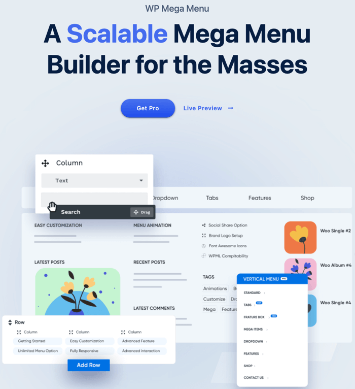 WP Mega Menu by Themeum