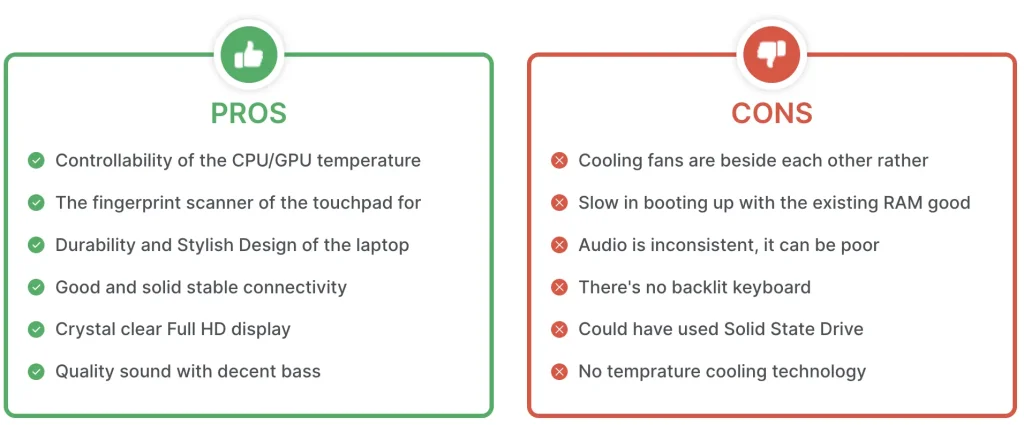Pros and Cons Box Pros and Cons Box
