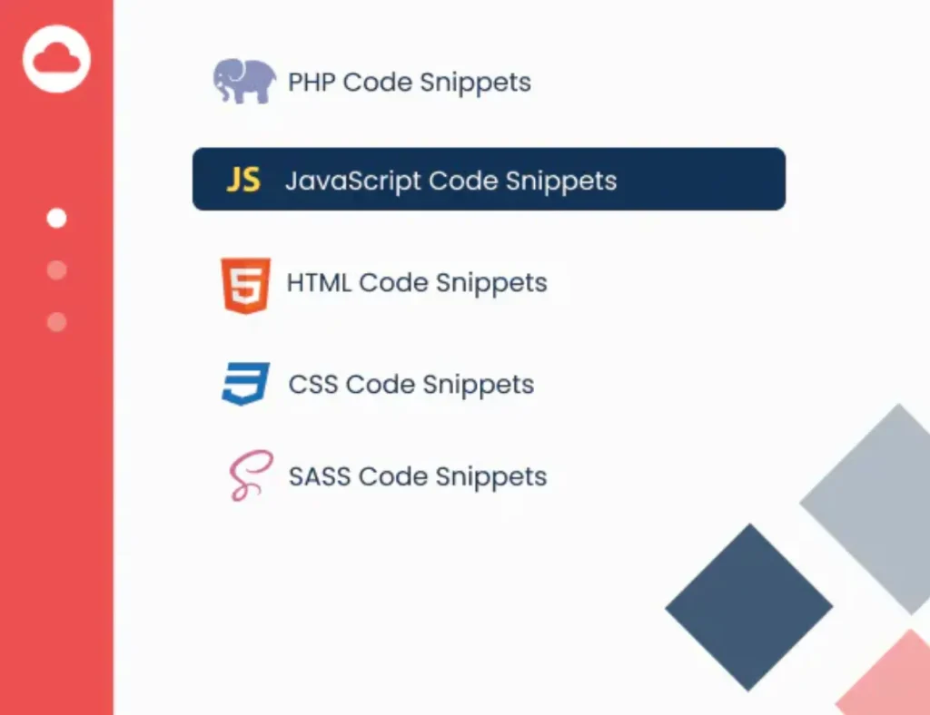 Support for all Code Snippet types Support for all Code Snippet types