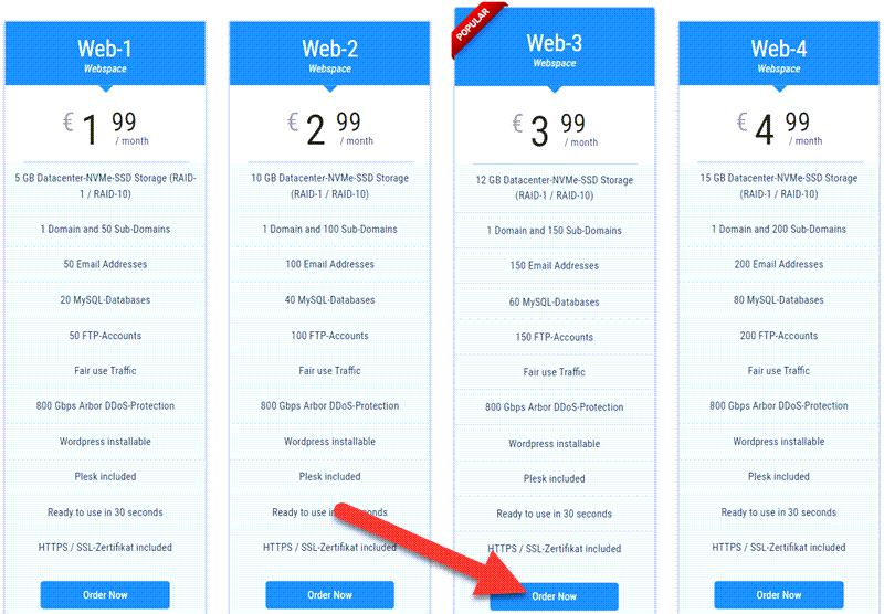 KernelHost Pricing