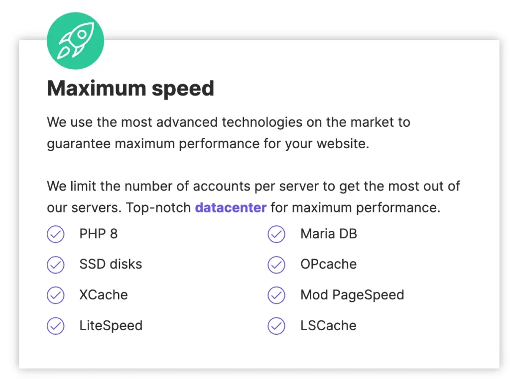 Supporthost Speed