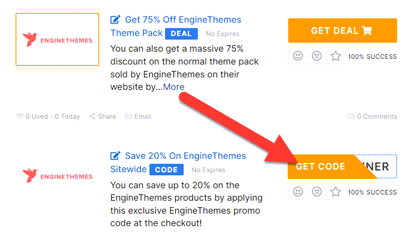 EngineThemes Coupons