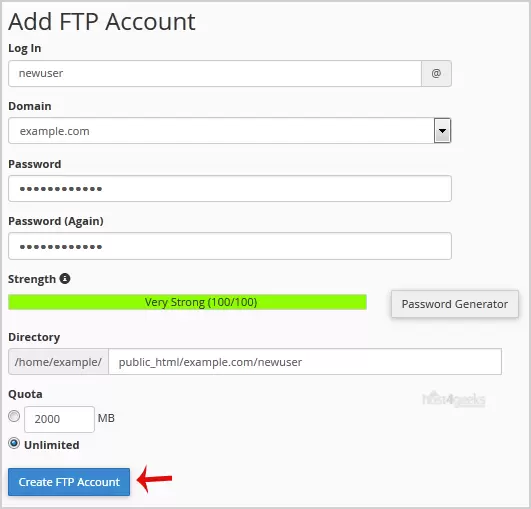 FTP Accounts FTP Accounts
