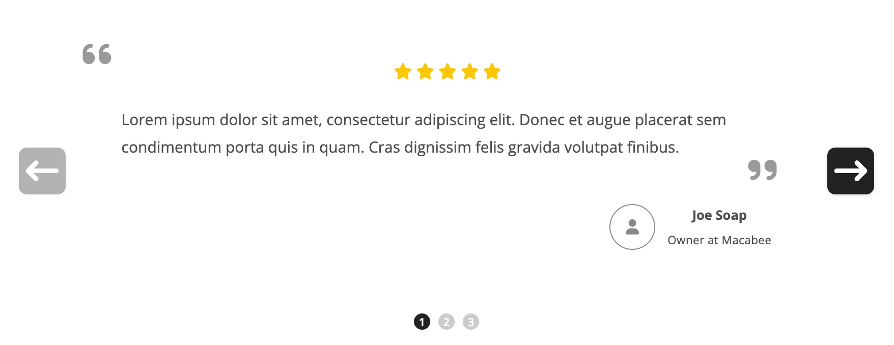Testimonials Block
