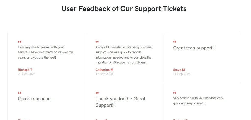 User Feedback on Host4Geeks User Feedback on Host4Geeks
