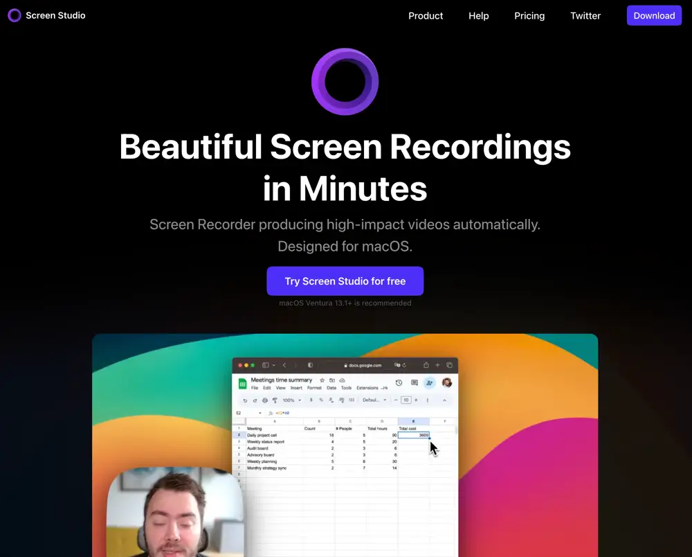 Screen Studio Screen Studio