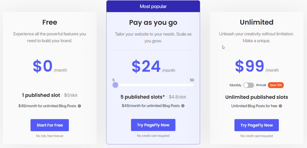 PageFly Pricing PageFly Pricing