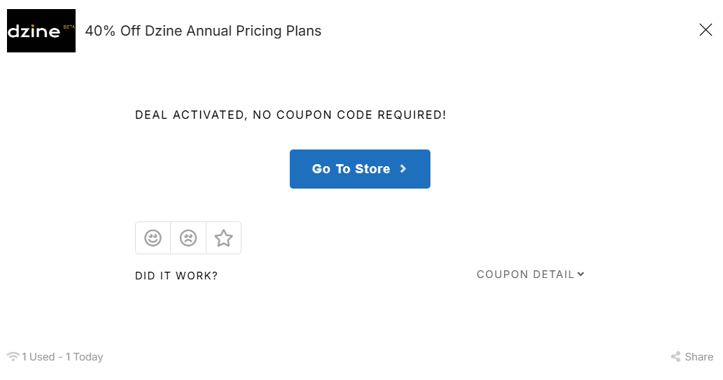 Dzine Deal