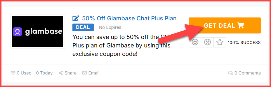 Glambase Coupons