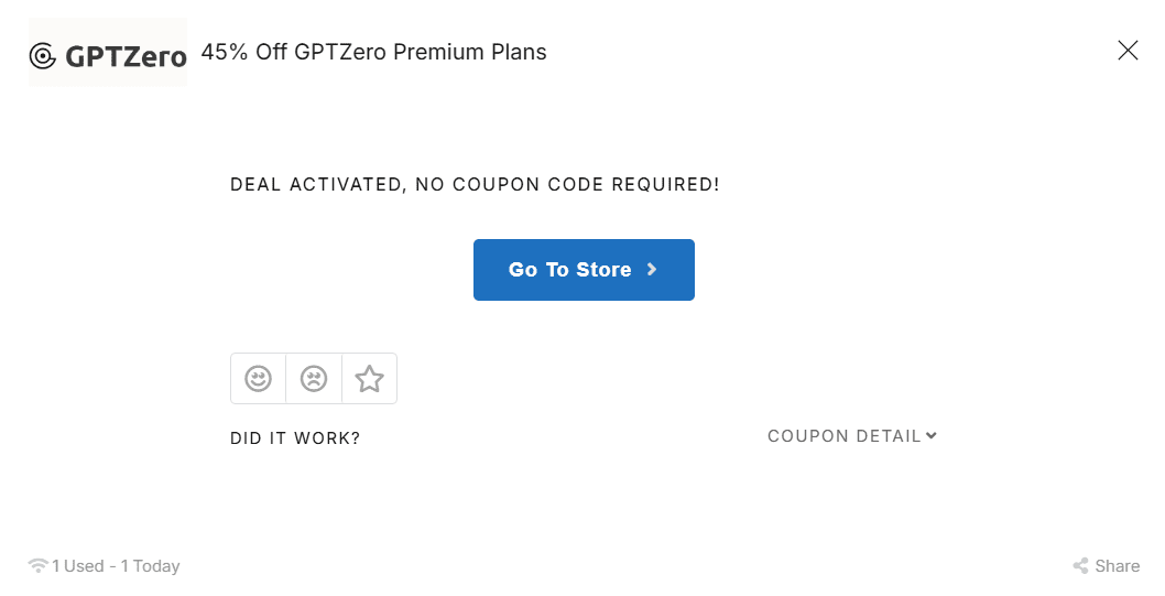 GPTZero Deal