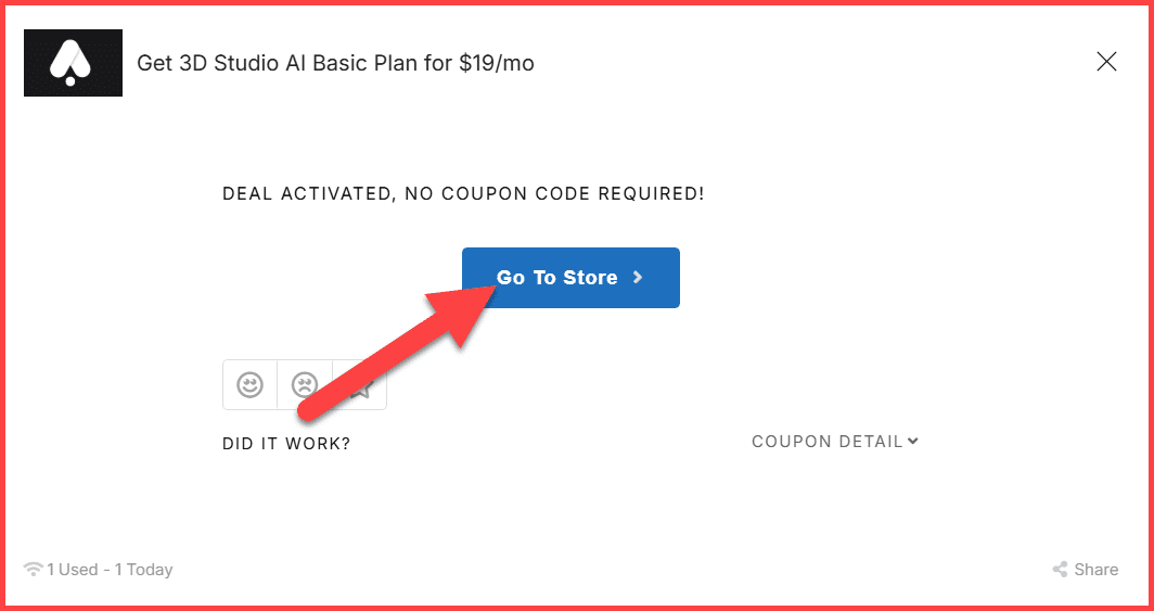 3D AI Studio Deal