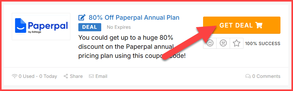 PaperPal Coupons